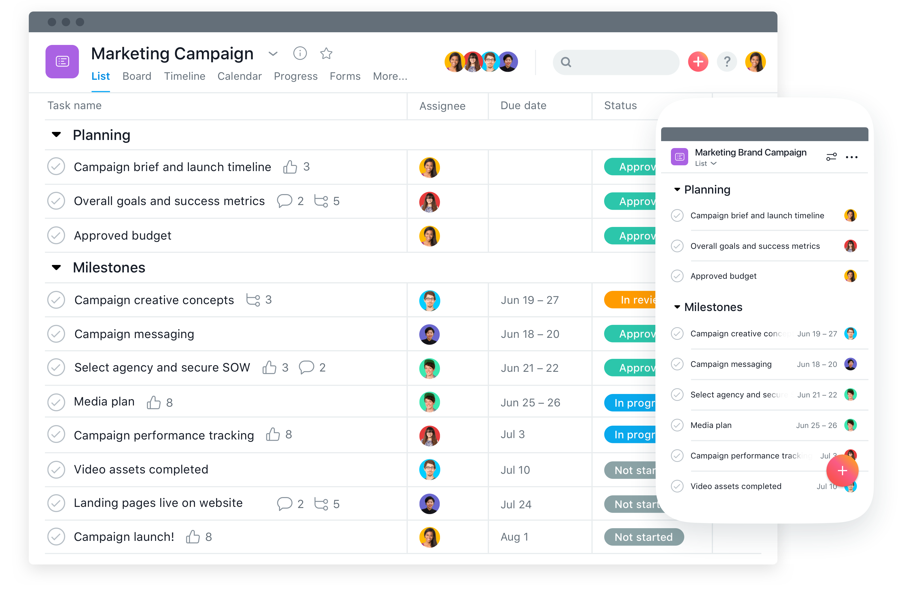 Asana UI